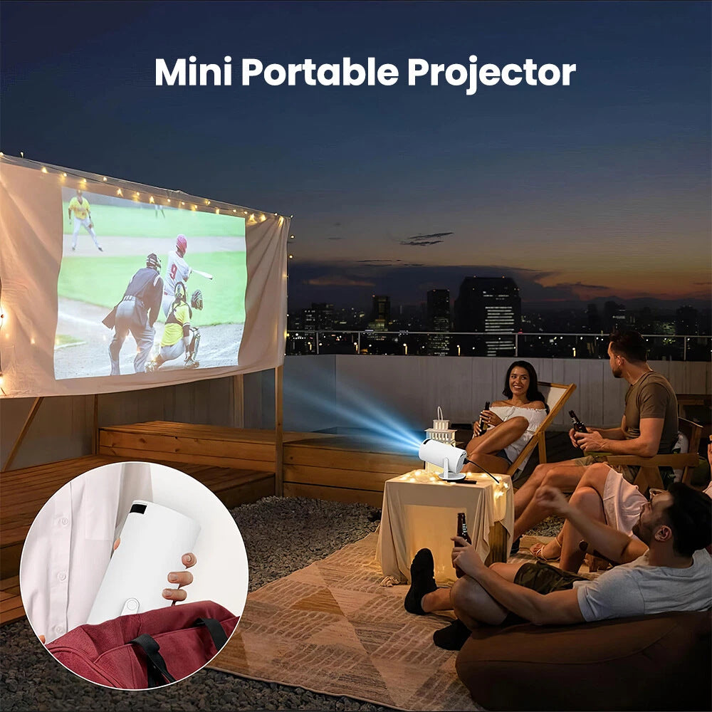 Proyector portatil pequeño para el hogar