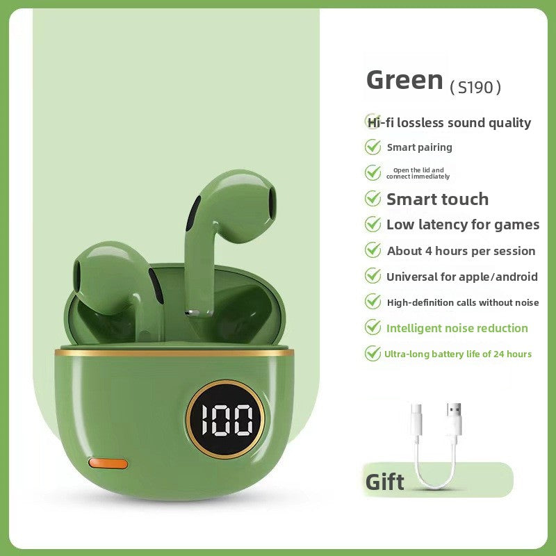 Wireless Bluetooth Earphones with Digital Display