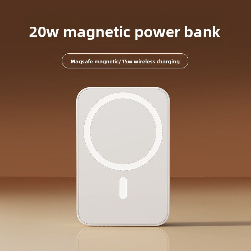 Magnetic 20W Fast Charging Wireless Power Bank with Stand