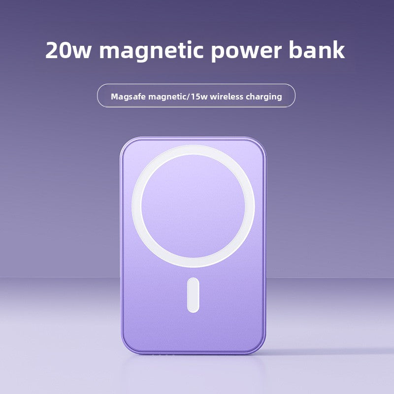 Magnetic 20W Fast Charging Wireless Power Bank with Stand
